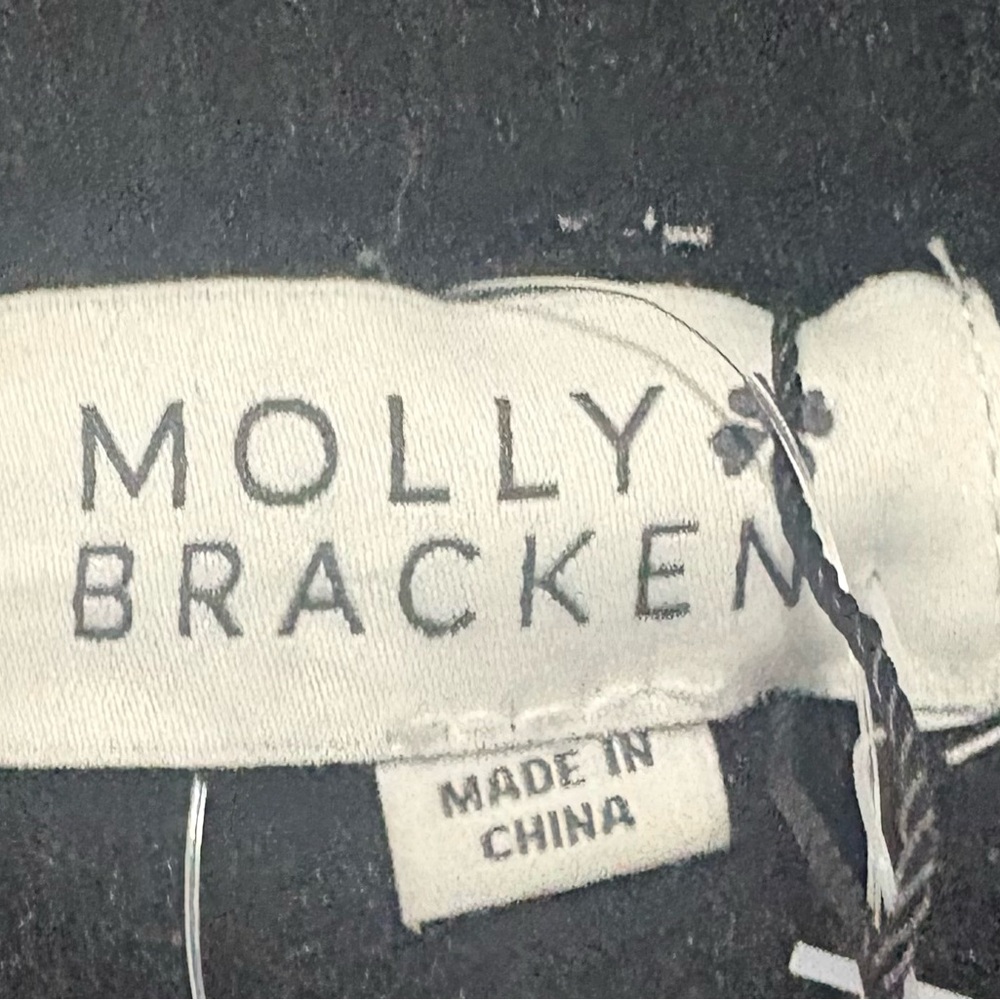 NWT Molly Bracken Black Sequin Crew Neck Sweater - Picture 3 of 5
